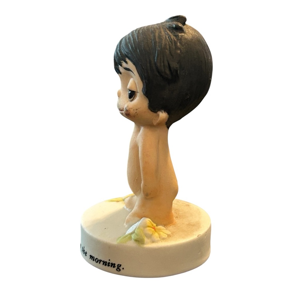 VTG 1972 Love Is...His First Smile in the Morning Figurine Kim Casali 4" Statue - Picture 7 of 9